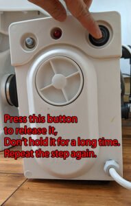 How to fix up-flush toilet clog's issue step two